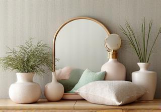 Sélection d’accessoires décoratifs et textiles raffinés